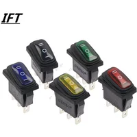 10pcs 34x17.5mm KCD3 Waterproof Rocker Switch ON-OFF-ON 3 Position 3Pin,Electrical Equipment No Lighting Power 15A 250V/20A 125V