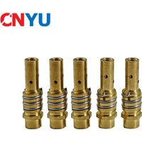 2/5/10pcs 15AK Gas Nozzle Holder with Nozzle Spring For MIG/MAG Welding Torch Contact Tip Holder of MB 15AK Welding Gun