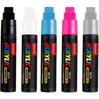 Large Capacity Acrylic Marker Pen 3 in 1 Pen Head 8MM/15MM Line Width POP Pens Sunscreen Waterproof Wide Head Marker Pen Drawing