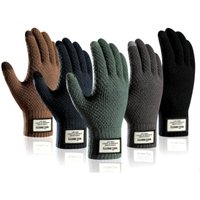 AliExpress Winter Autumn High Quality Warm Business Wool Cashmere Male Mitten Touch Screen Men Gloves Sports & Entertainment