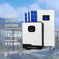 15kwh Hybrid Solar Energy System Solar Panels Mppt Power 10 Kw Lithium Battery Solar Energy Systems for the Whole House