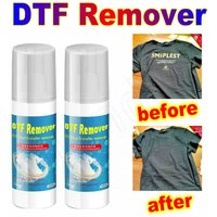 DTF Remove Heat Transfer Vlr Vinyl Print Remover Clothes Adhesive Letter Sticker DTF Textile Shirts Remover Liquid Solution Kits