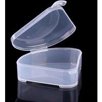 New Portable Triangle Sponge Transparent Cosmetic Bag Makeup Puff Box Storage Case