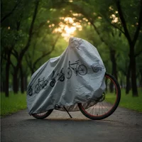 Waterproof Bike Cover for Outdoor Storage, UV Protection Rain Dust Protector for MTB, Road, Electric Bicycle