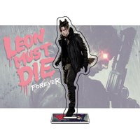 Resident Evil Leon S. Kennedy 15cm Acrylic Stand Keychain Anime Figure Desktop Display Ornament Raccoon City Police Replica Coll