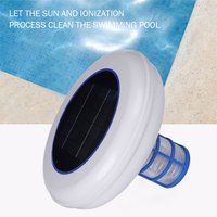 Solar Powered Pool Ionizer Cleaner Silver Ion Swimming Pool SPA Fountain Cleaner Swim Pool Water Cleaning Equipment