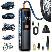 AliExpress NONE Portable Air Compressor, 150 PSI Tire Inflator with LCD Display, Auto Stop, USB Charge for Car Bike Ball