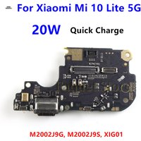 For Xiaomi Mi 10 Lite 10Lite 5G USB Charging Port Board Charger Plug Dock Connector Flex Cable Parts