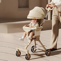 Baby Stroller Lightweight Stroller Foldable Stroller Four-Wheel Travel Airplane Cart Upgrade Baby Trolley Two-Way Seats Baby Car