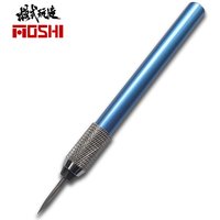 MOSHI MS073 Triangle Line Carver Scraper Model Carving Chisel Tungsten Steel Engraving Knife Plastic Model Scribe Knife Tools