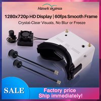 2026 NEW Hawkeye 5.8GHz FPV Goggles 5CH 10KM Transmission 155° Lens 1280x720p/60fps HD Goggles For FPV Racing Drone