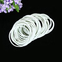 200 Stück weißes Gummiband, Naturkautschuk, Durchmesser 38 mm, hochwertiger Gummiring, Heim- und Schulbedarf, Zurrgurteile