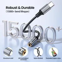 Type-c 3.5 Jack Audio Cable Usb Type C To 3.5mm Aux Adapter for Macbook Air Huawei Xiaomi Samsung Galaxy S24 S23 S22