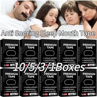 10/5/3/1Boxes Anti Snoring Sleep Mouth Tape Snoring Solution for Men Women Health Care Improve Sleep Quality Elastic Mouth Tape