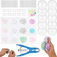 DIY Stress Ball Making Kit Complete Squishy Ball Maker Set with Expander Tool Fillers Anxiety Relief Toys for Made Squishy Toys