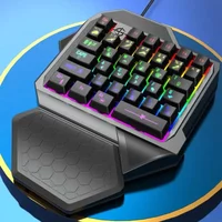 Handed Mechanical Gaming Keyboard Wrist Rest Support Professional Cord
