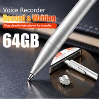 Intelligenter Sprachaktivierter Aufnahmestift mit 10 Empfindlichkeitsstufen, Automatischer Abschaltung und Speicherung, Digitales Diktiergerät mit Austauschbarem Stift für Tägliche Notizen