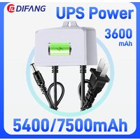 DIFANG UPS adaptateur d'alimentation pour caméra WiFi adaptateur d'alimentation sans interruption 5400/7500mAh batterie UPS Source d'alimentation prise ue/US