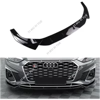 For Audi A5 S-Line S5 F5 Facelift 2019 -2024 Maxton Style car Front Bumper Lower Diffuser Spoiler Splitter Deflector Tuning