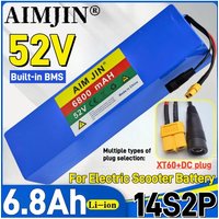 AliExpress aimjin 14S2P 52V 6800mAH Lithium ion Battery Pack 1500W High Power for Bicycle Scooter Motorcycle Built in BMS+58.8V2A charger