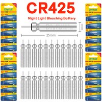 5-100PCS CR425 Fishing Float Battery , High Brightness Night Fishing Luminous Battery for Electronic Floats Tackle Accessories