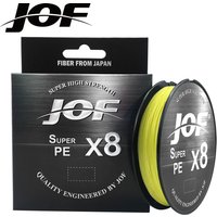 JOF X8 500 M 300 M 150 M Geflochtene Angelschnur 8 Stränge Mehrfarbige Multifilament Salzwasser PE Linie 15 20 30 40 50 60 80 100LB