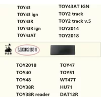 Lishi Tool 2 in 1 TOY43 TOY43R TOY43AT TOY 2 Track TOY2014 TOY2018 TOY48 TOY38R DAT12R for Car Key