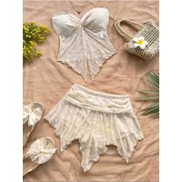 Women's elegant off-shoulder paired with skirt suit, elegant design, perfect for daily wear