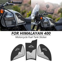 For Himalayan 400 Himalayan 411 2016-2023 Motorcycle Rubber Tank Pad Sticker Side Tank Pad Anti Scratch Decal Non-slip Sticker