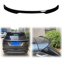2021 2022 2023 2024 To Up For Hyundai Tucson L Car Rear Window Spoiler WIng Lip High Quality ABS Glossy Black Carbon Look
