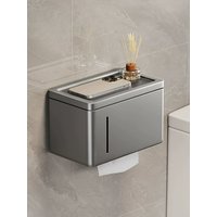 Toilet Tissue Box Wall Mounted Toilet Paper Dispenser Box Bathroom Storage Rack