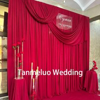 Wrinkle Free Photo Curtains Backdrop Drapes Fabric Decoration for Baby Shower Matte Thick Backdrop Curtain for Party Wedding