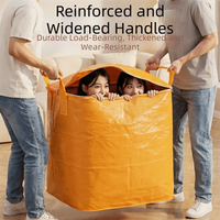 Extra Large Capacity Moving Bag Thickened Material Waterproof Packing Pouch Reinforced Handles Heavy Duty Storage Sack Travel