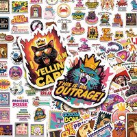50/100pcs Dungeon Crawler Carl Stickers Decals For Phone Scrapbook Luggage Skateboard Helmet DIY Cartoon Aesthetic Stickers
