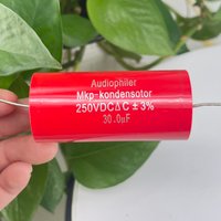 2PCS Audiophiler Axial MKP Capacitor 30uf 250V DC ±3% Test And Matched HIFI Frequency Dividing Audio Capacitance