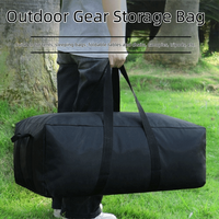 55L/100L/150L Extra Large Capacity Travel Bag Reinforced Handles Foldable Camping Tent Storage Bag Multi-functional