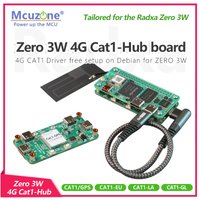 Radxa Zero 3W 4G Cat1-Hub board,4G CAT1 Driver free setup on Debian for ZERO 3W