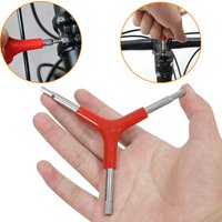 AliExpress NONE Hex 3 Way Wrench Spanner 4mm 5mm 6mm Cycling Portable Bike Y-shaped bicycle wrenches Bicycle Repair Tool