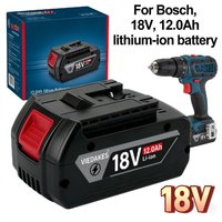 Lithium-Ion 18V 12Ah Battery for Bosch 18V Battery Replacement BAT609 BAT618 ProCORE18V Tool Battery