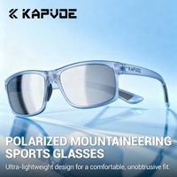 KAPVOE Polarized Hiking Glasses Cycling Glasses Outdoor Fishing Sport Driving Eyewear Men MTB Bike Sunglasses Bicycle Equipment