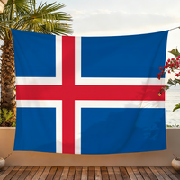 Iceland flag Suitable For Party Club Outdoor Interior Wall Decoration Banner Fans Gift