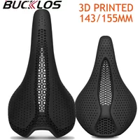AliExpress BUCKLOS 3d Bicycle Saddle Carbon 3D Printed Saddle 143MM 155MM Bicycle Seat Road MTB Seat Cushion Nylon Racing Saddles
