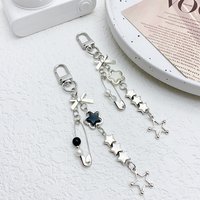 Women's Accessories Sweet And Cool Girlish Style Star Pin Pendant Notebook Card Book Mobile Phone Chain Pendant, Keychain Simple