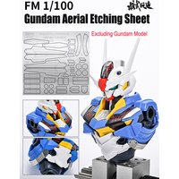 MSWZ MXR001 1/100 Metal Photo Etching Sheet, Detail Upgrade Parts for Gundam Aerial Witch From Mercury Mecha Refit