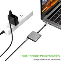 4K Type C to HDMI USB 30 Converter Adapter USB HUB Cable For PC Laptop MacBook Huawei Mate 30