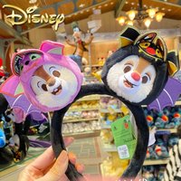 Original 2024 Disney Chip Dale Halloween Headband Collection Cartoon Doll Cute Collection Children Birthday Christmas Toy Gift