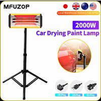 DATOUBOSS Infrared Paint Baking Lamp 2000w Paint Curing Dryer Shortwave Infrared Paint Drying Lamp with Bracket