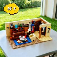 Hot Sale 484pcs Drama Big Family Room Apartment Bang Streetview American TV Model Building Block Bricks Toys For Adults Gifts image 3