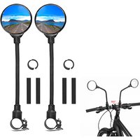 Bicycle Handlebar RearView Mirrors Bike Adjustable 360° Rotate Wide Angle Rearview Mirror MTB Road Bike Bicycle Accessories
