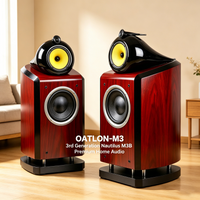 Latest M3 Featured Third Generation Nautilus 3 Way 8-inch Hifi Bookshelf Monitoring Passive Box 30-150W 6ohms Home Cinema